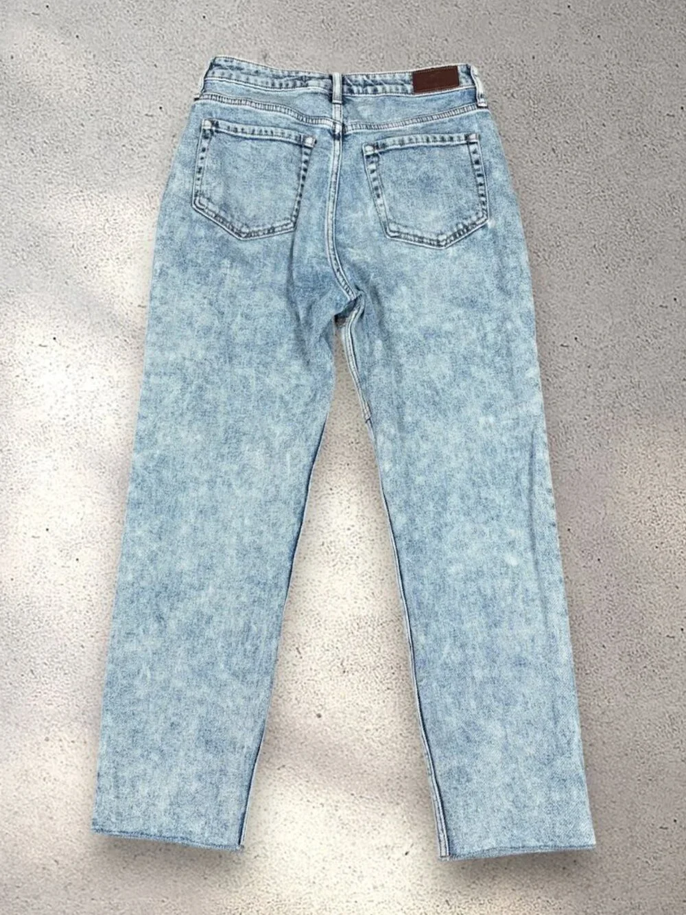 Hollister Patchwork Mom Jean Women's 5R 27x27 Ultra High Rise Y2K Boho Grunge